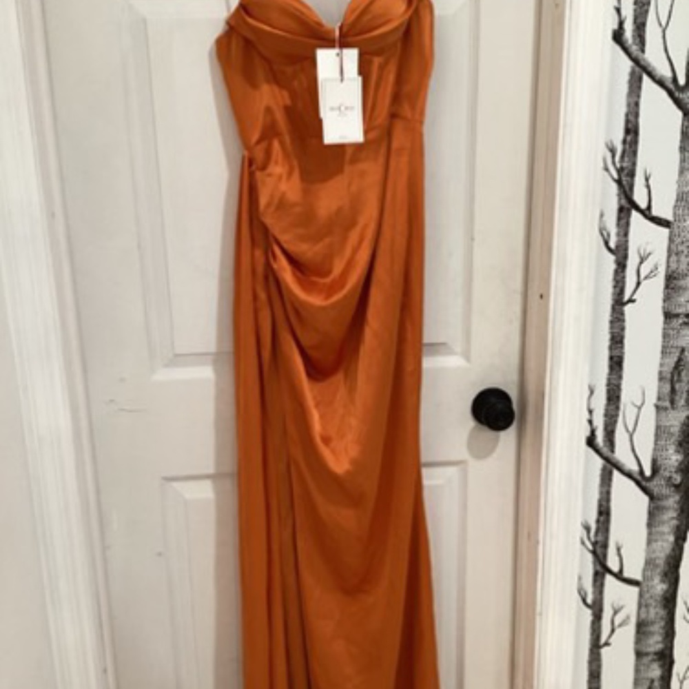 Miss circle orange dress - Picture 5 of 7